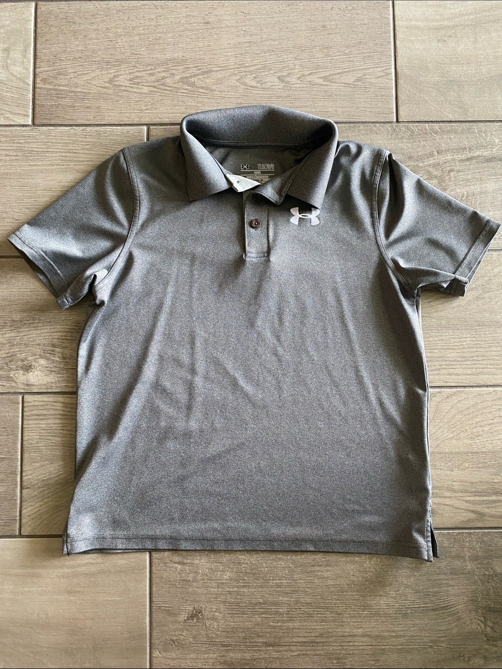 Under Armour Boys Polo - Gray